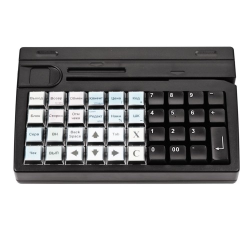 POS клавиатура Posiflex KB-4000UB черная купить в Новокузнецке
