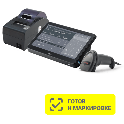POS-система АТОЛ Optima Маркет (Без ФР, POS-терминал 11.6", Windows 10 IoT, Frontol 6) купить в Новокузнецке